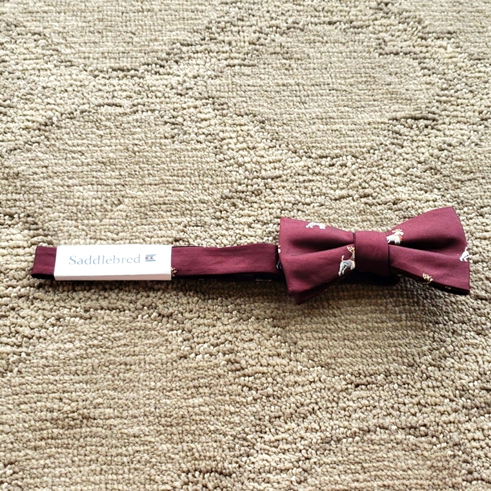 New bow tie.